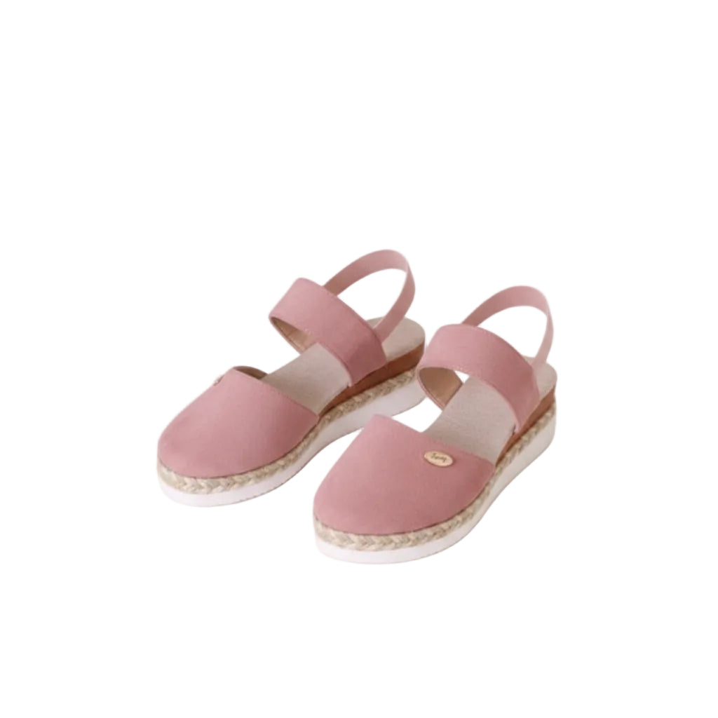 Hemp Rope Wedges Sandals Summer Lightweight Braided Closed Toe Elastic Band Shoes For Women.....