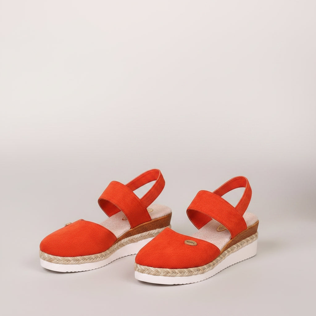 Hemp Rope Wedges Sandals Summer Lightweight Braided Closed Toe Elastic Band Shoes For Women...