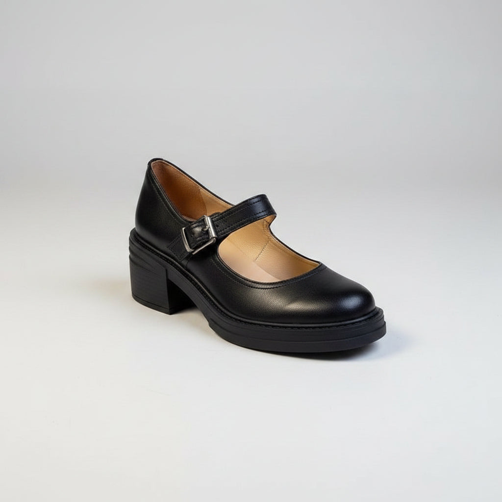 Round-toe High-heeled Mary Jane Shoes For Women..